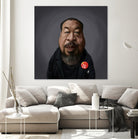 Ai WeiWei by Rob Snow on GIANT ART - black digital painting