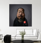 Ai WeiWei by Rob Snow on GIANT ART - black digital painting