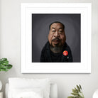 Ai WeiWei by Rob Snow on GIANT ART - black digital painting