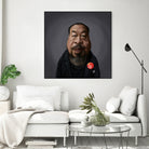 Ai WeiWei by Rob Snow on GIANT ART - black digital painting