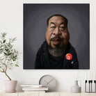 Ai WeiWei by Rob Snow on GIANT ART - black digital painting