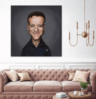 Robin Williams by Rob Snow on GIANT ART - brown digital painting