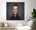 Robin Williams by Rob Snow on GIANT ART - brown digital painting