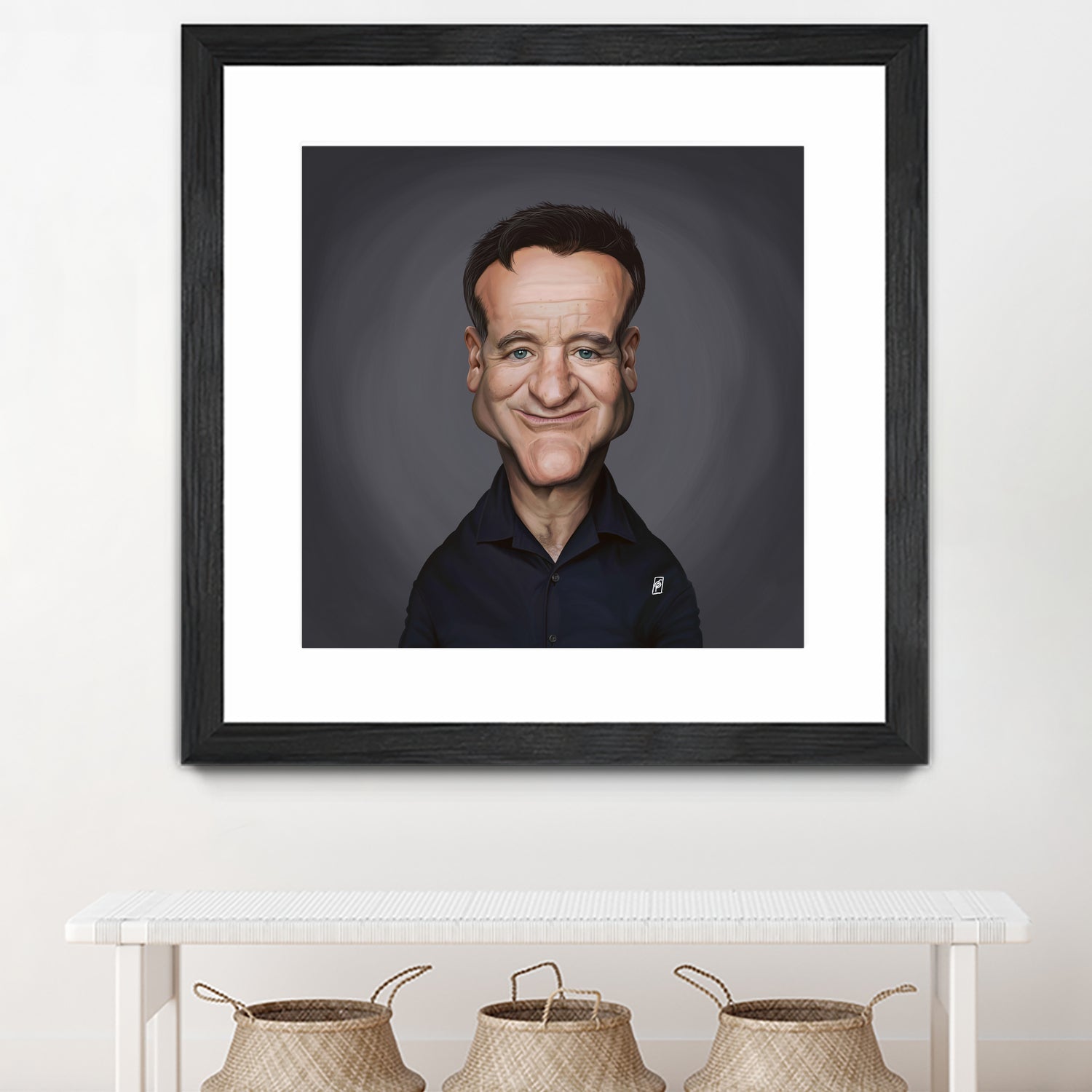 Robin Williams by Rob Snow on GIANT ART - brown digital painting