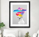 Beauty In Colors I by Juan Fonrodona on GIANT ART - gray mixed media