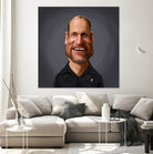 Woody Harrelson by Rob Snow on GIANT ART - brown digital painting