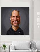 Woody Harrelson by Rob Snow on GIANT ART - brown digital painting