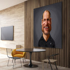 Woody Harrelson by Rob Snow on GIANT ART - brown digital painting