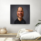 Woody Harrelson by Rob Snow on GIANT ART - brown digital painting