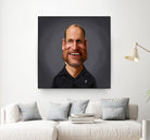 Woody Harrelson by Rob Snow on GIANT ART - brown digital painting