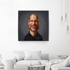 Woody Harrelson by Rob Snow on GIANT ART - brown digital painting