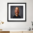 Woody Harrelson by Rob Snow on GIANT ART - brown digital painting