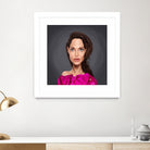 Angelina Jolie by Rob Snow on GIANT ART - red digital painting