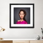 Angelina Jolie by Rob Snow on GIANT ART - red digital painting