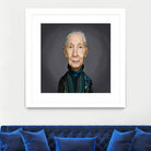 Jane Goodall by Rob Snow on GIANT ART - brown digital painting