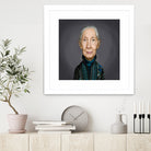 Jane Goodall by Rob Snow on GIANT ART - brown digital painting