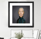 Jane Goodall by Rob Snow on GIANT ART - brown digital painting