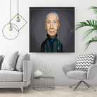 Jane Goodall by Rob Snow on GIANT ART - brown digital painting