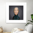 Jane Goodall by Rob Snow on GIANT ART - brown digital painting