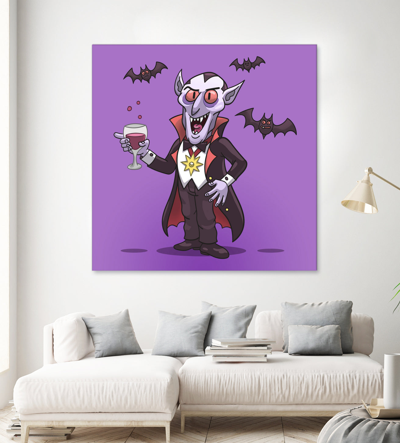 Vampire by Matias Molusko on GIANT ART - fuchsia digital drawing