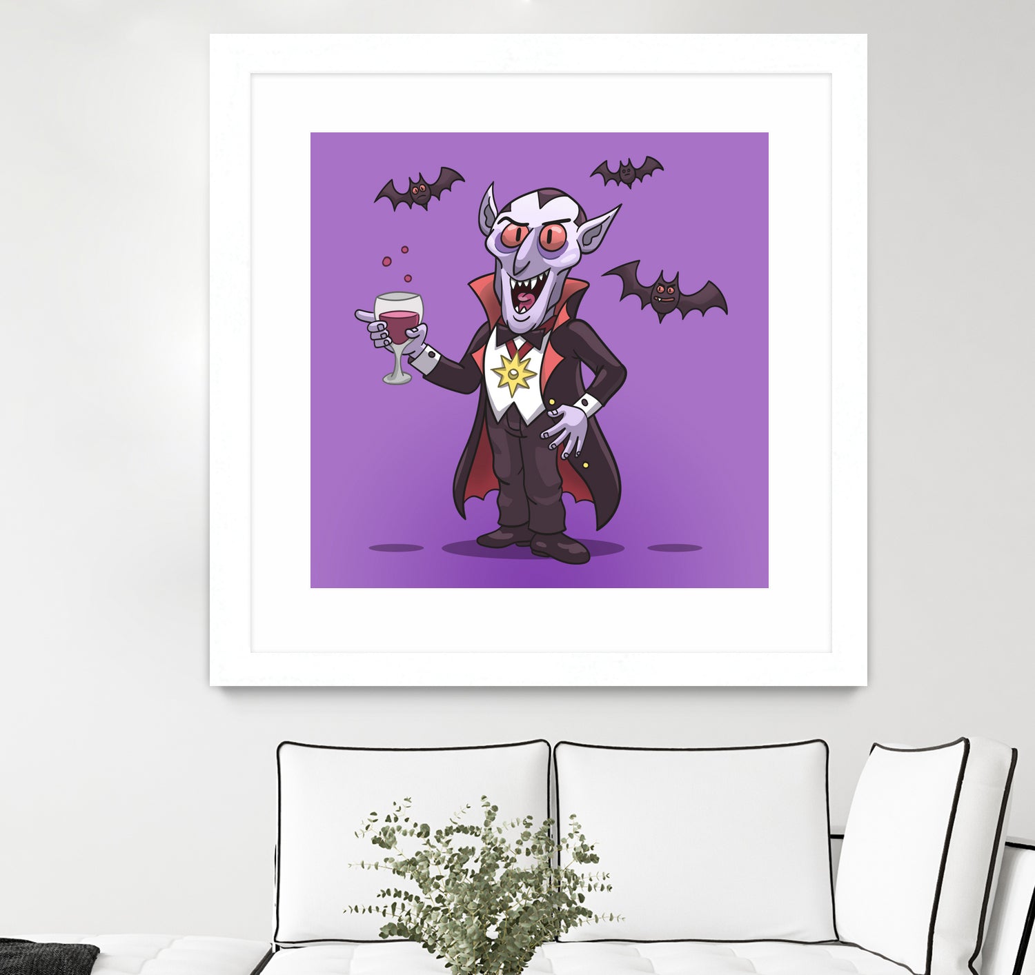 Vampire by Matias Molusko on GIANT ART - fuchsia digital drawing