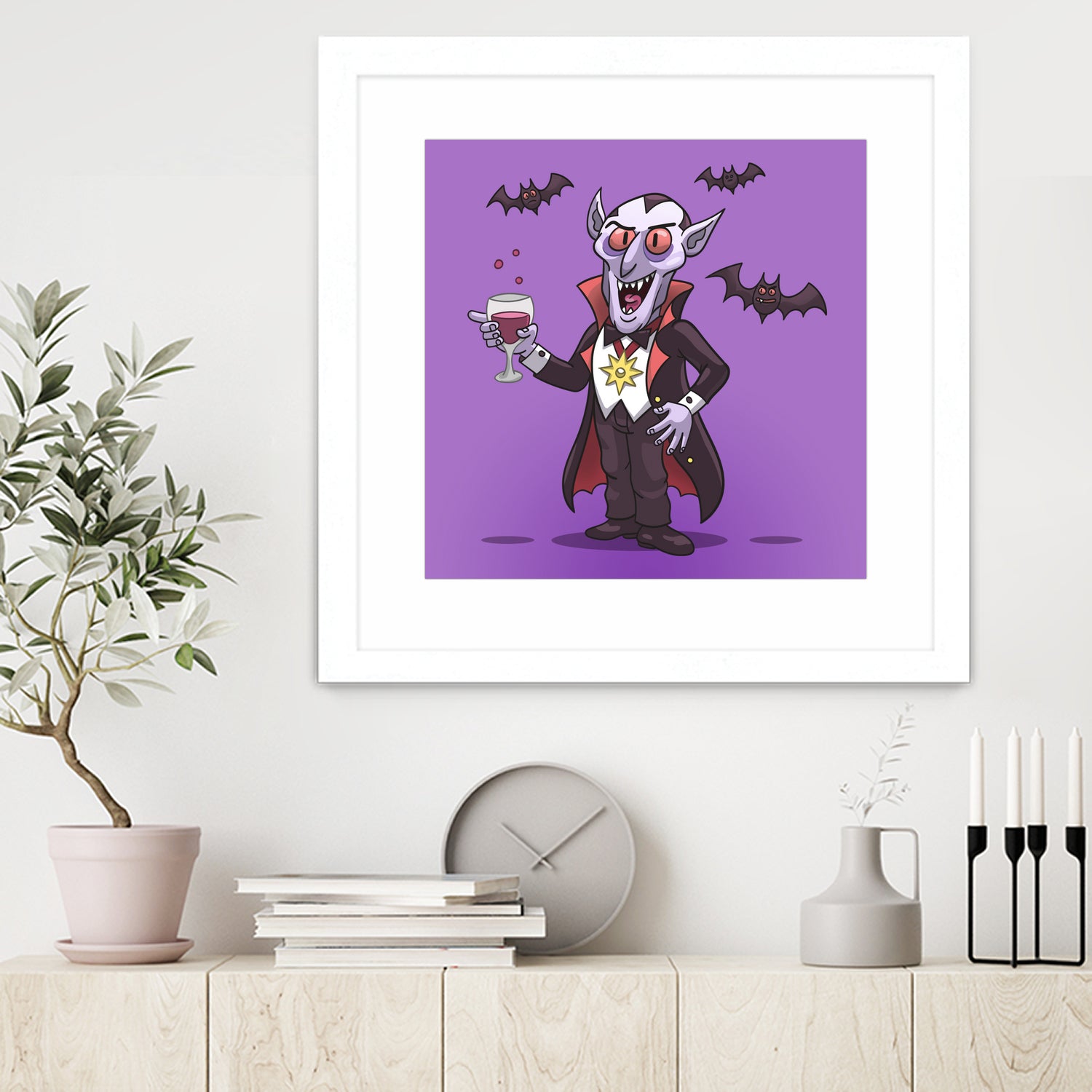 Vampire by Matias Molusko on GIANT ART - fuchsia digital drawing