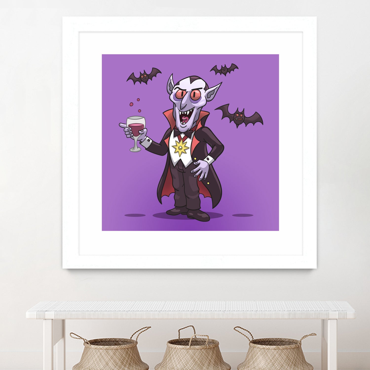 Vampire by Matias Molusko on GIANT ART - fuchsia digital drawing