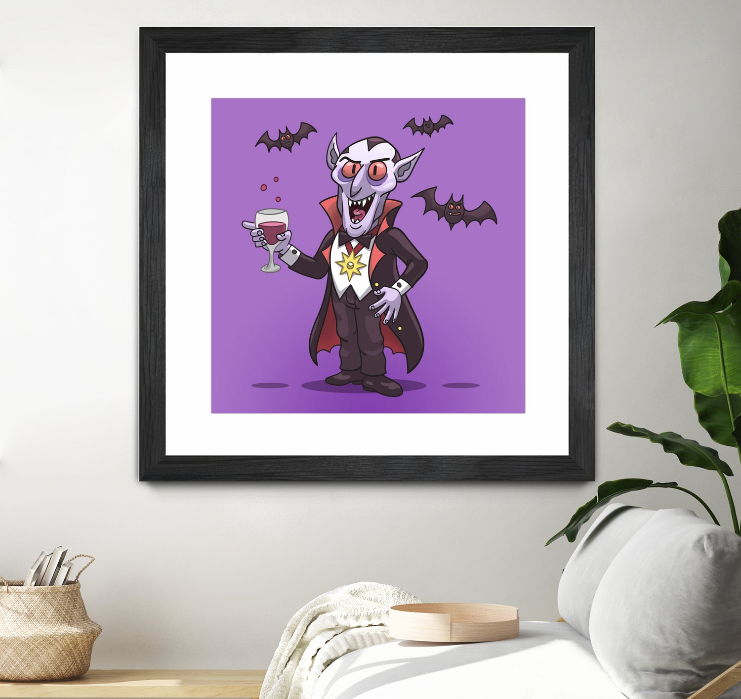 Vampire by Matias Molusko on GIANT ART - fuchsia digital drawing