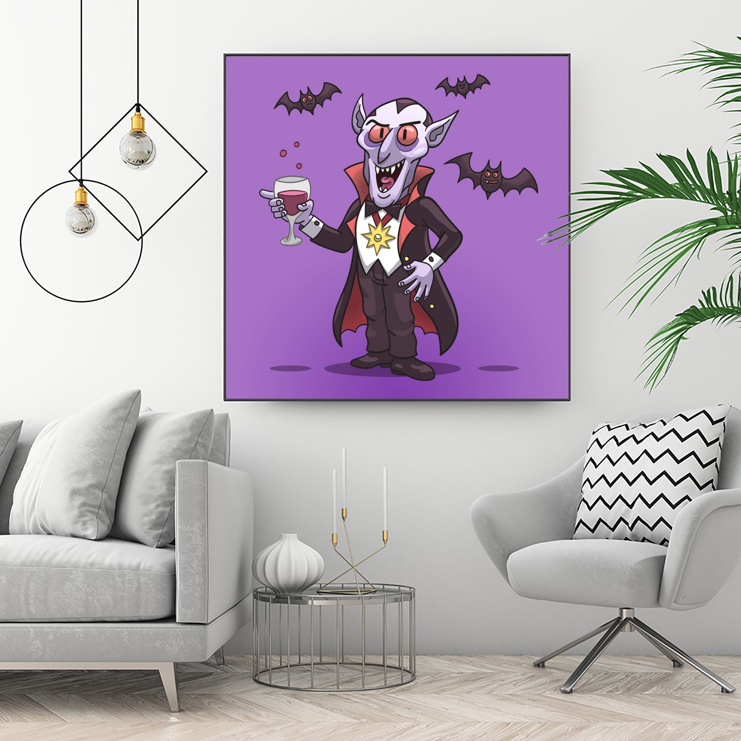 Vampire by Matias Molusko on GIANT ART - fuchsia digital drawing