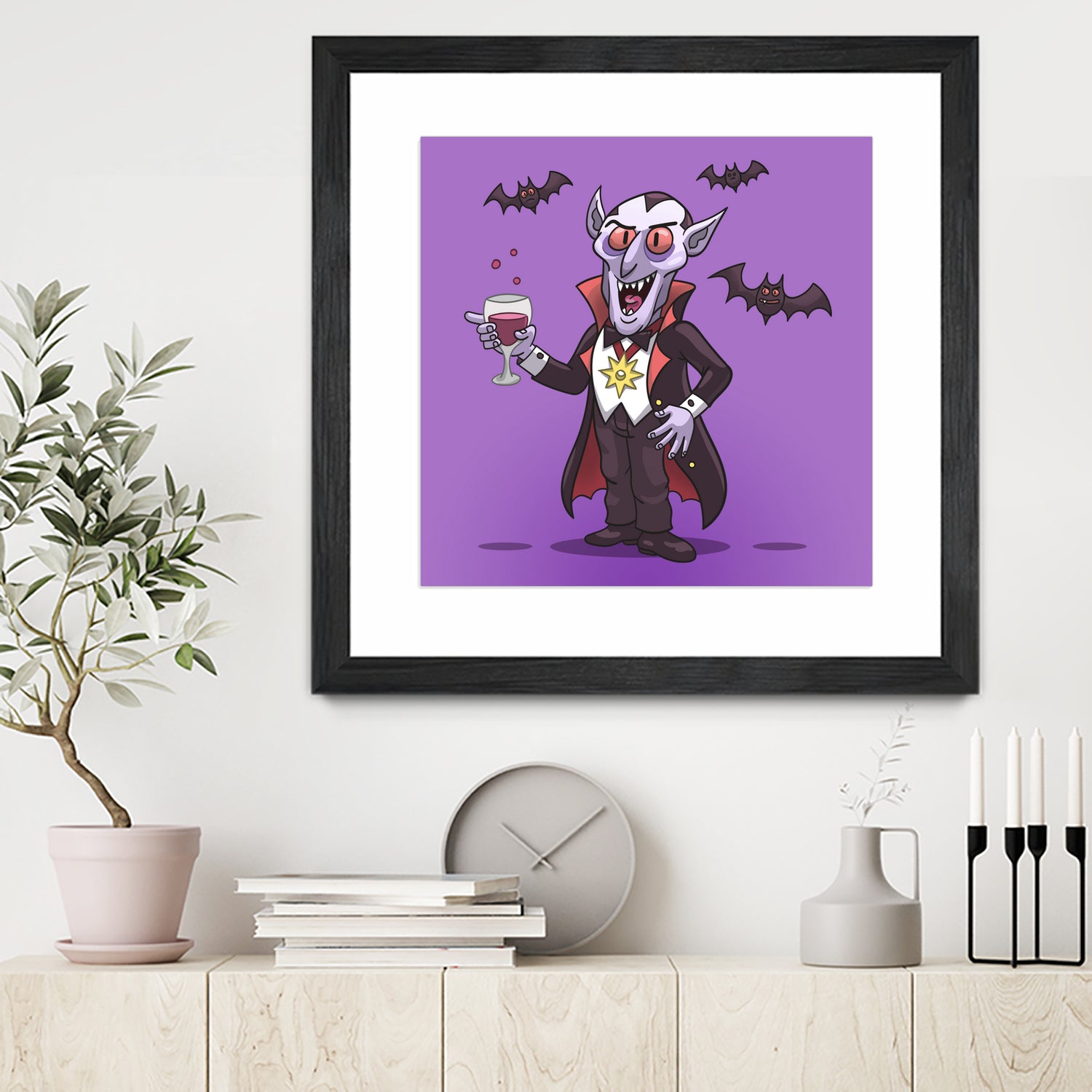 Vampire by Matias Molusko on GIANT ART - fuchsia digital drawing