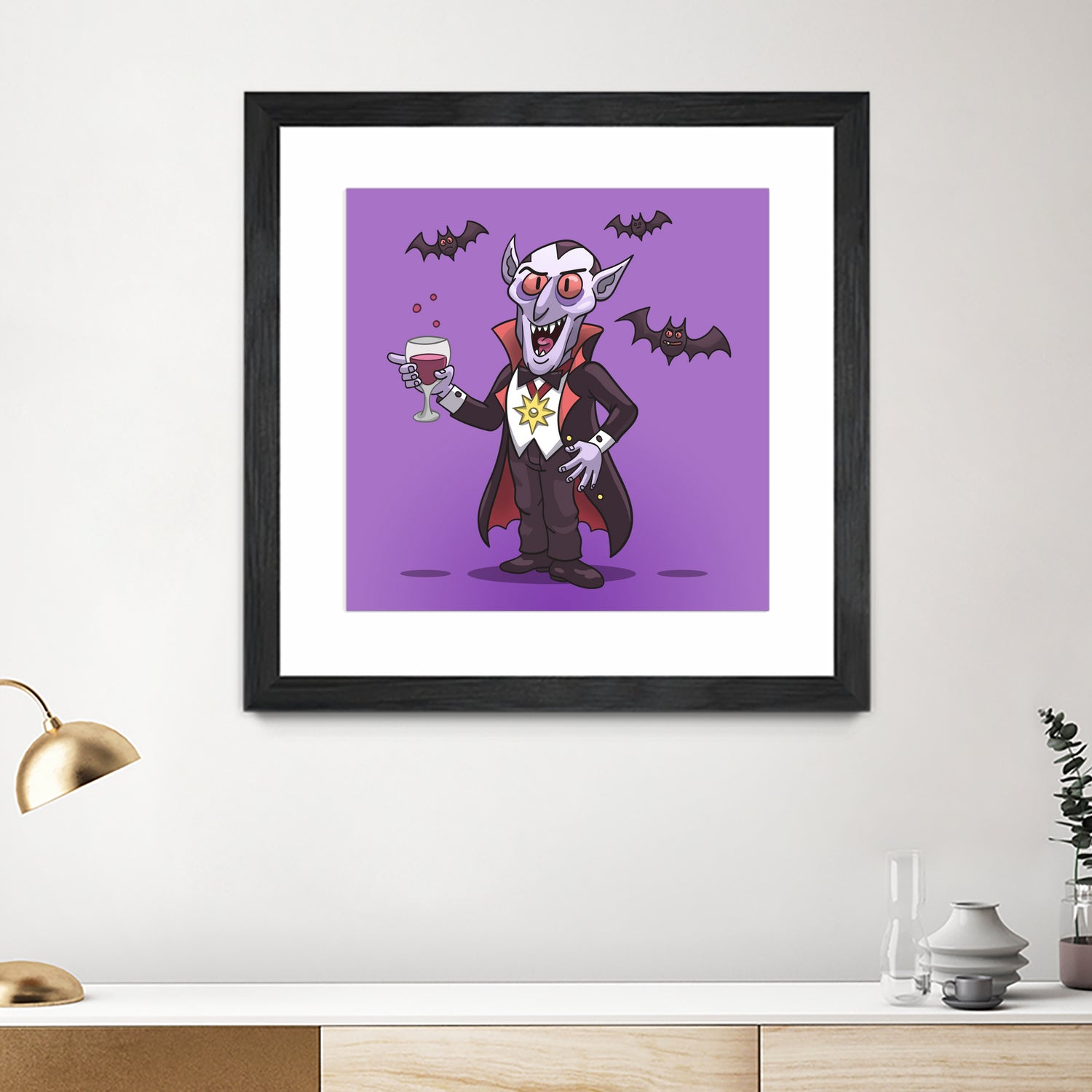 Vampire by Matias Molusko on GIANT ART - fuchsia digital drawing