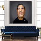 George Clooney by Rob Snow on GIANT ART - gray digital painting