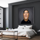 George Clooney by Rob Snow on GIANT ART - gray digital painting