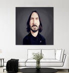 Keanu Reeves by Rob Snow on GIANT ART - black digital painting