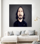 Keanu Reeves by Rob Snow on GIANT ART - black digital painting