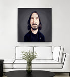 Keanu Reeves by Rob Snow on GIANT ART - black digital painting