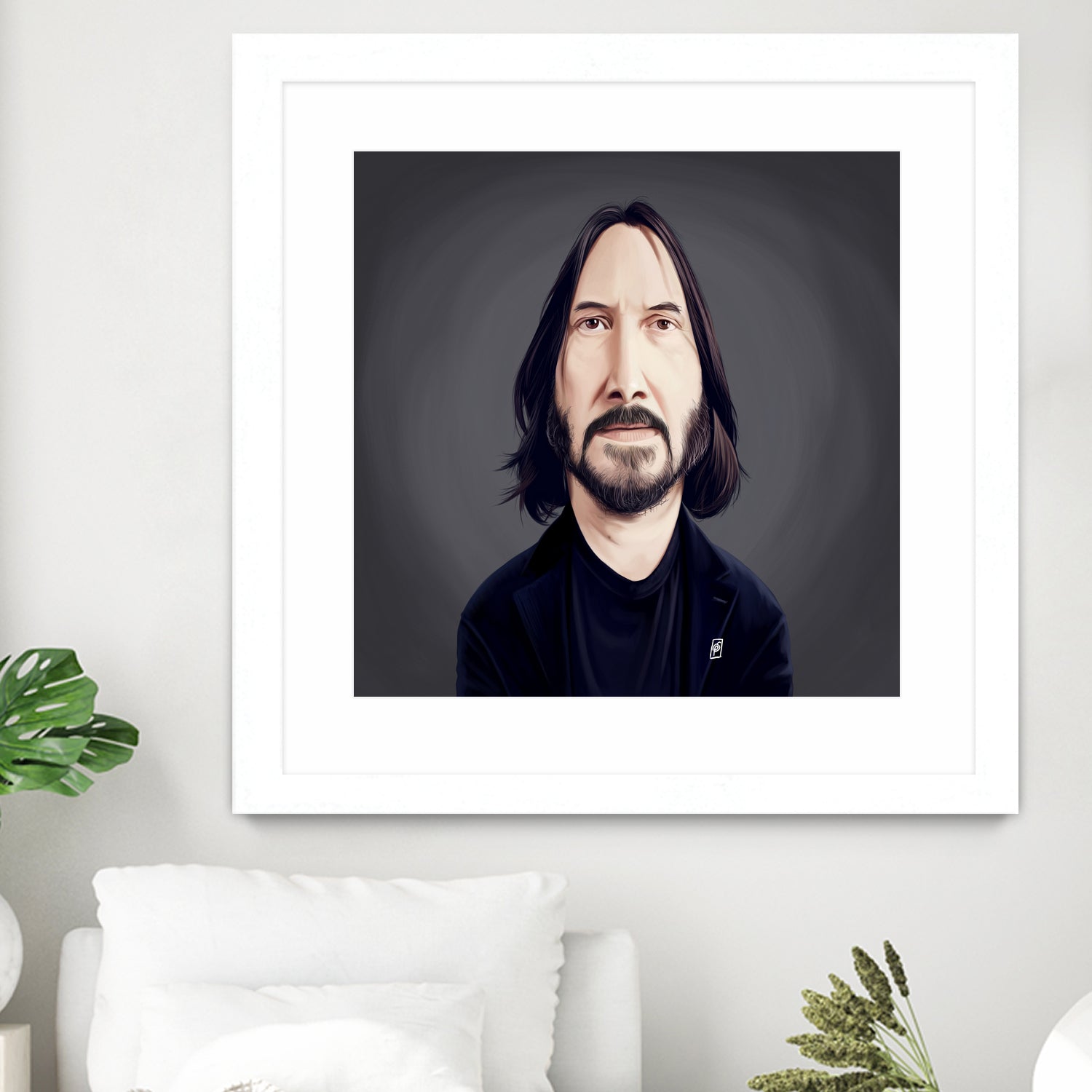 Keanu Reeves by Rob Snow on GIANT ART - black digital painting