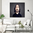 Keanu Reeves by Rob Snow on GIANT ART - black digital painting