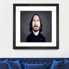 Keanu Reeves by Rob Snow on GIANT ART - black digital painting