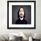 Keanu Reeves by Rob Snow on GIANT ART - black digital painting