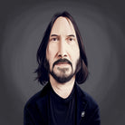 Keanu Reeves by Rob Snow on GIANT ART - black digital painting