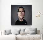 Joaquin Phoenix by Rob Snow on GIANT ART - black digital painting