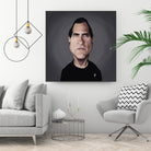 Joaquin Phoenix by Rob Snow on GIANT ART - black digital painting