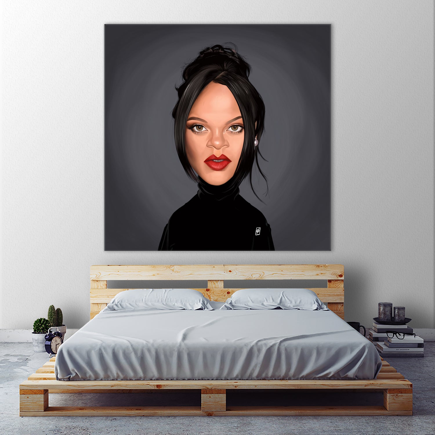 Rihanna by Rob Snow on GIANT ART - black digital painting