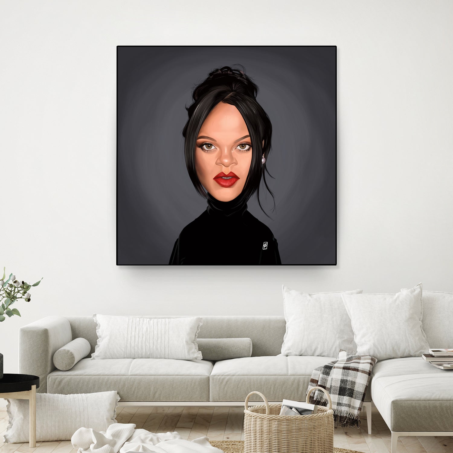 Rihanna by Rob Snow on GIANT ART - black digital painting