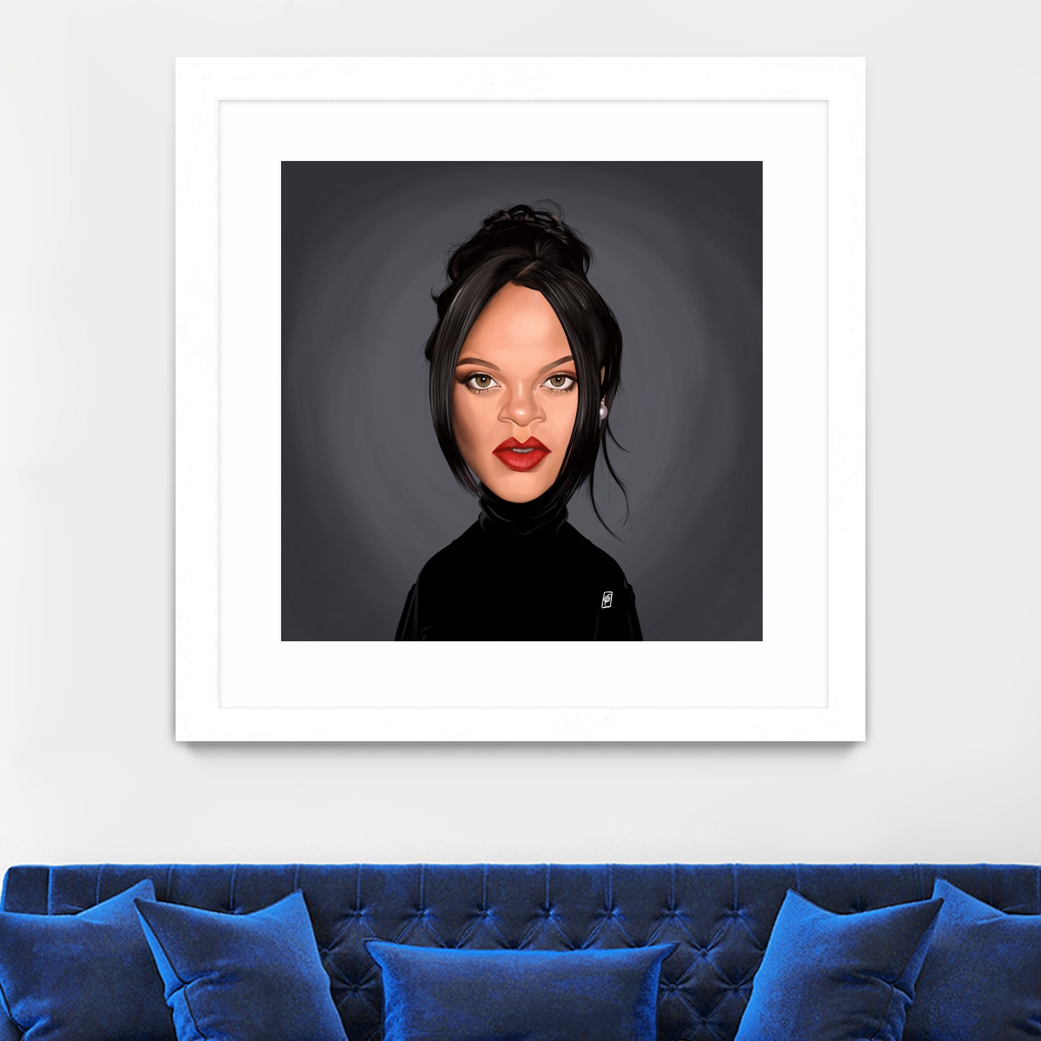 Rihanna by Rob Snow on GIANT ART - black digital painting