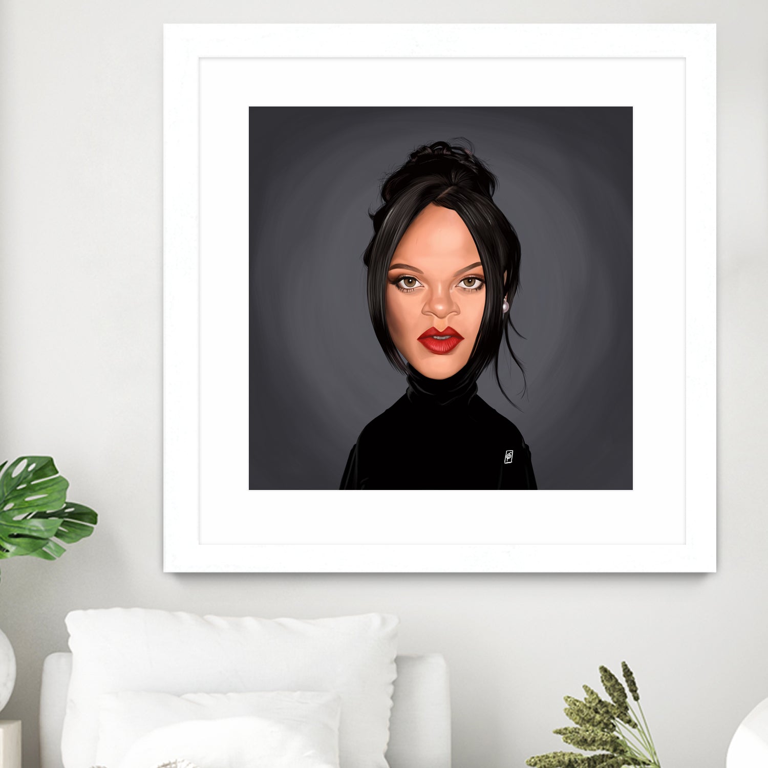 Rihanna by Rob Snow on GIANT ART - black digital painting