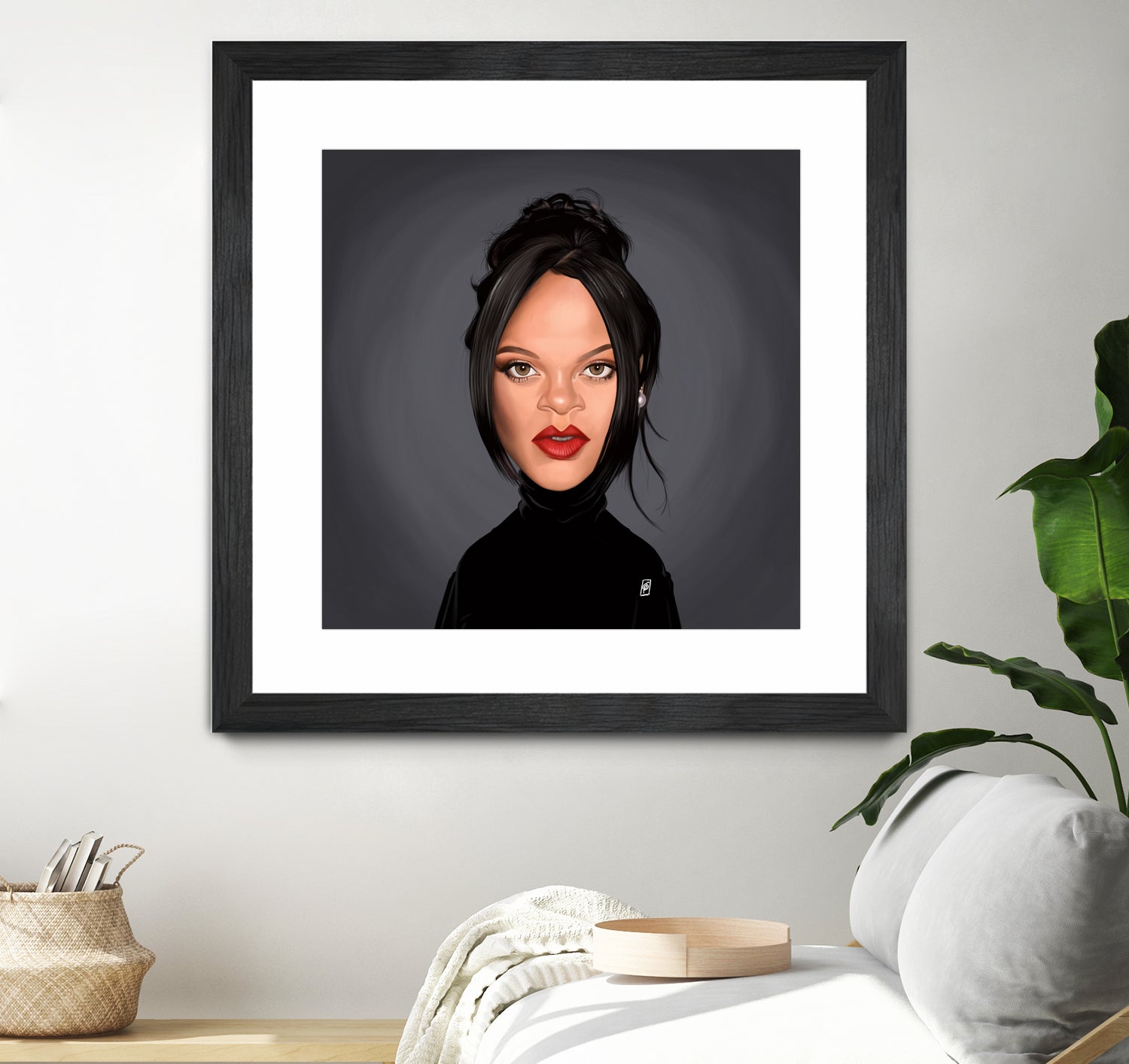 Rihanna by Rob Snow on GIANT ART - black digital painting