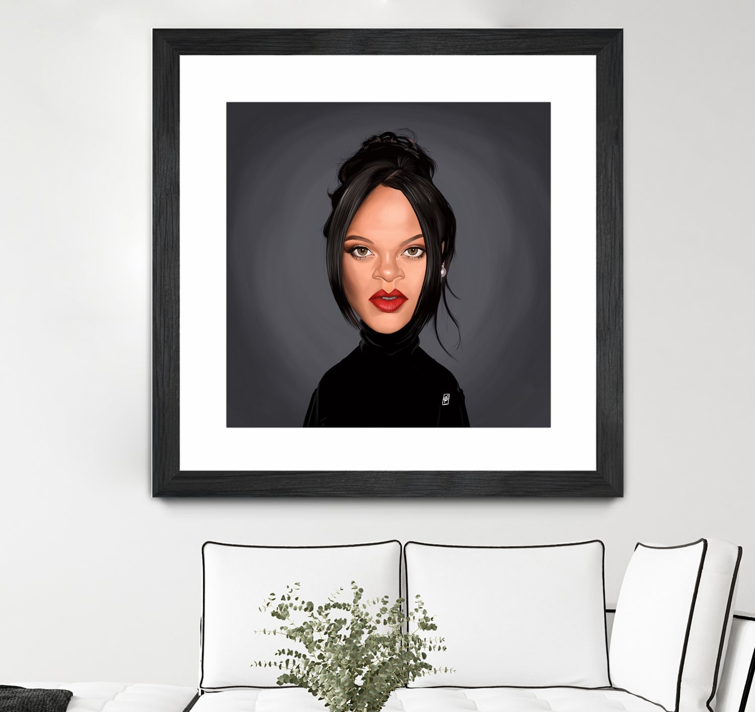 Rihanna by Rob Snow on GIANT ART - black digital painting