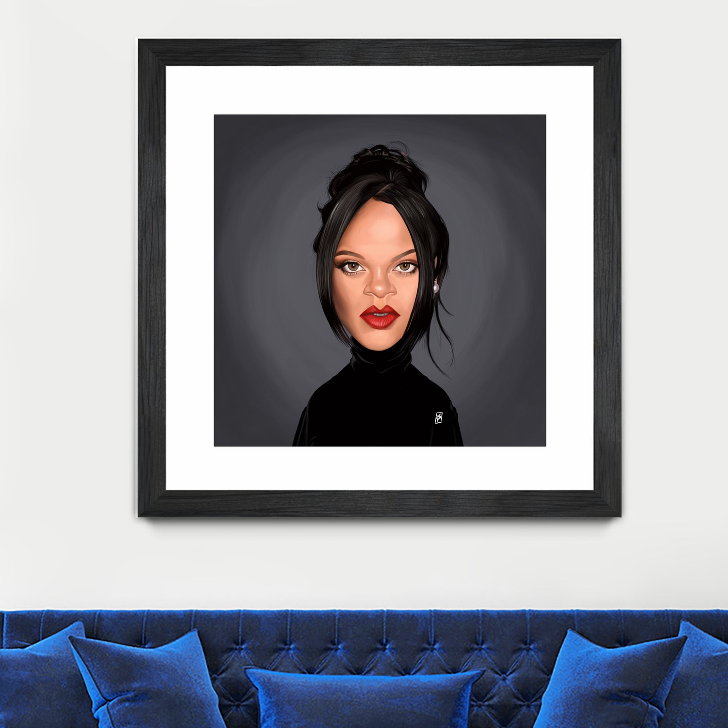 Rihanna by Rob Snow on GIANT ART - black digital painting